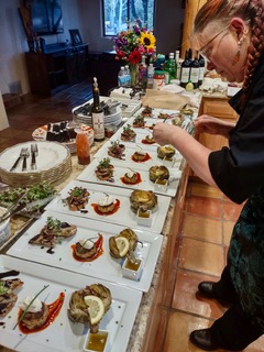 a person doing private chef services